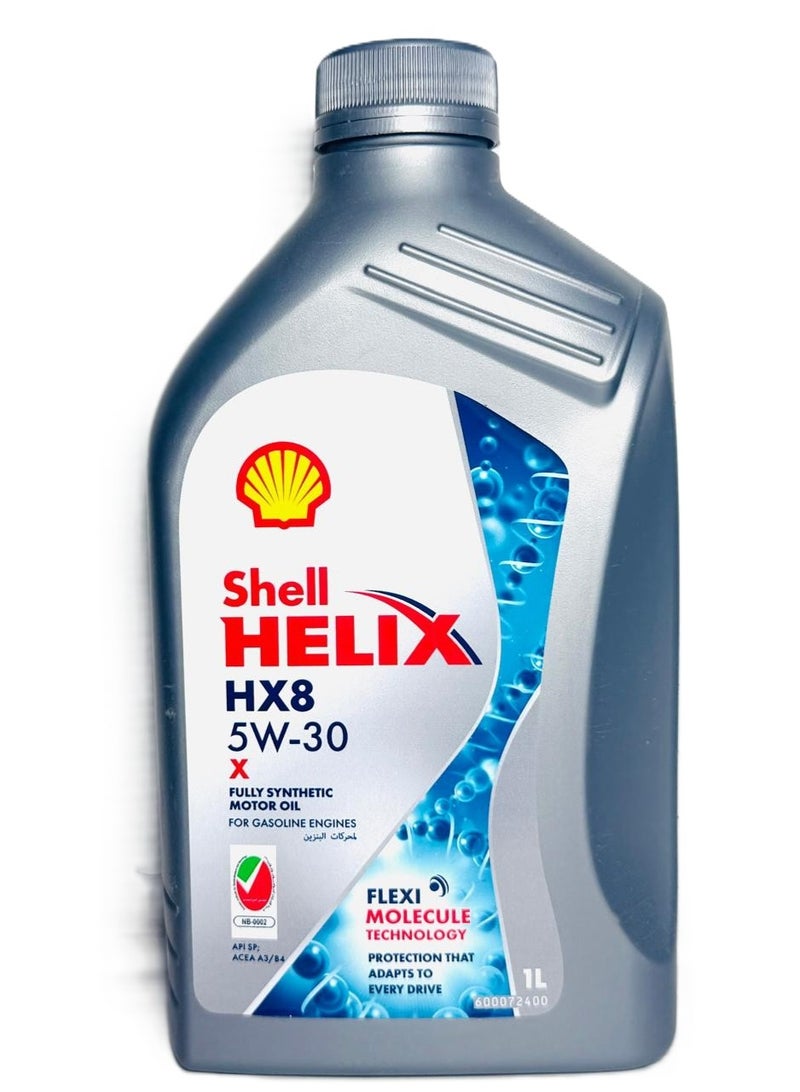 شل زيت محرك تخليقي بالكامل 5W30 من هيلكس HX8، سعة 1 لتر - Image 1